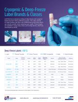 Cryogenic & Deep Freeze Labels