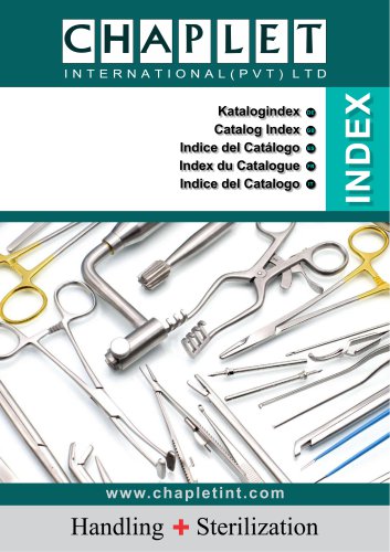 Chaplet Surgical Catalogue