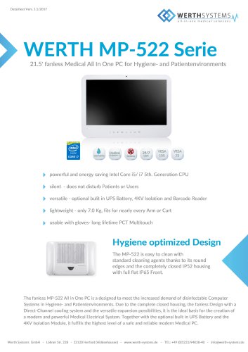 WERTH MP-522 Serie