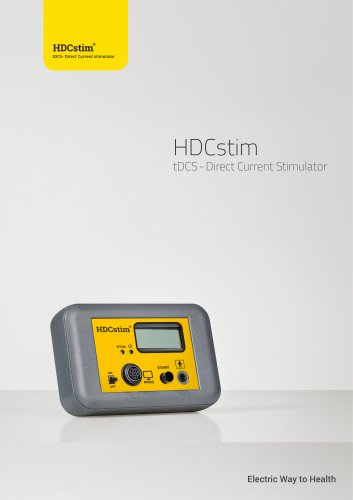 Catalog HDCstim - tDCS Direct Current Stimulator