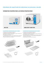 AUTOCLAVES DE SOBREMESA CON PREVACÍOS Y SECADO SERIE AHS-B - 6