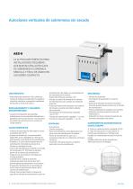 AUTOCLAVES VERTICALES DE SOBREMESA SIN SECADO - SERIE AVS-N - 6