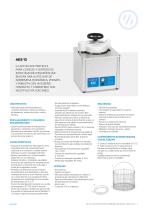 AUTOCLAVES VERTICALES DE SOBREMESA SIN SECADO - SERIE AVS-N - 7