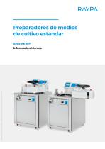 PREPARADORES DE MEDIOS DE CULTIVO ESTÁNDAR - SERIE AE-MP