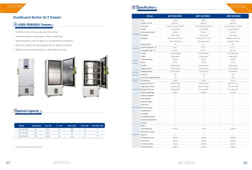 DualGuard Series ULT freezer