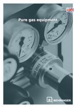 Pure gas equipment