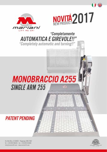 MONOBRACCIO A255