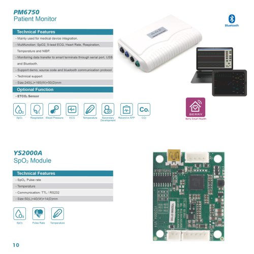YS2000A module for multi-parameter monitor