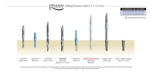 Drilling Protocol