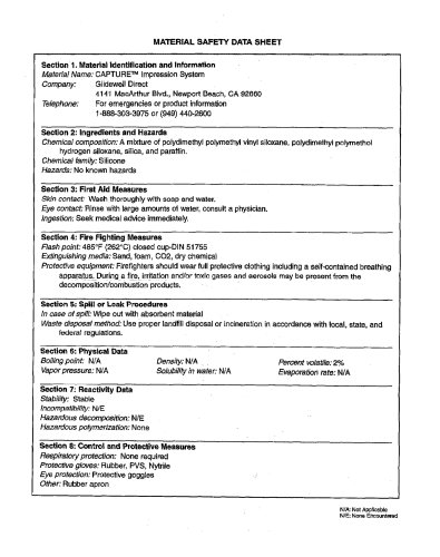 MSDS Capture Impression