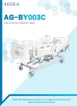 AG-BY003C Five Functions ABS Medical Electric Automatic Medical Hospital Bed