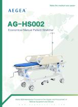 AG-HS002 Hospital Manual Patient Transport Transfer Stretcher