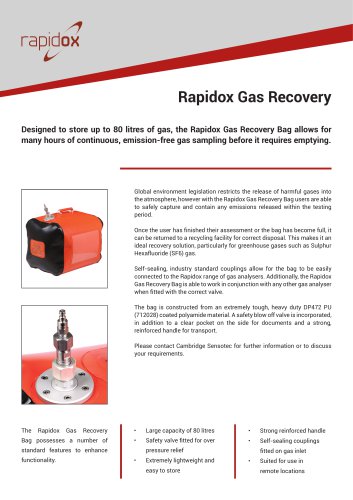 Rapidox Gas Recovery