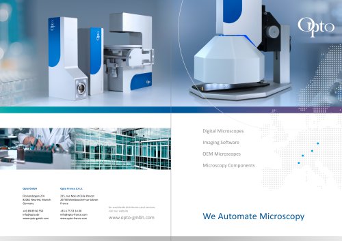 Opto 2025 We automate Microscopy