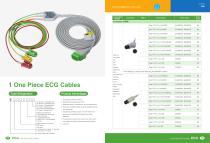 One Piece ECG Cables EA009S5A, EA002S, EA010S3A, EA02 series