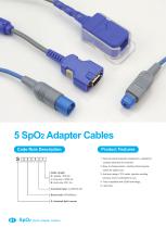  SpO2 Adapter Cables S0008CO-L,M1900B,P/N:0010-20-42594,JL-900P,3368433
