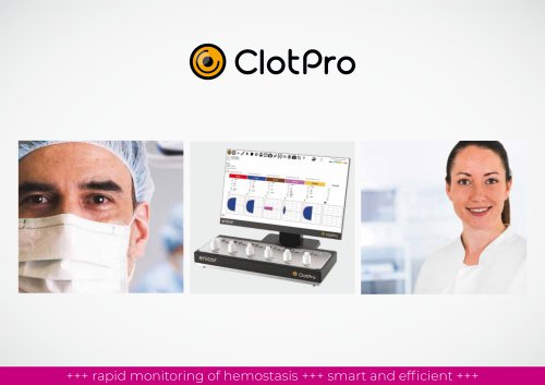 ClotPro product brochure