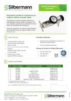 Regulador Portátil de Oxígeno Medicinal (Entrada Yoke)
