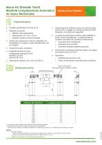 Sistema de manifold Mazor-AU de 2 fuentes-2
