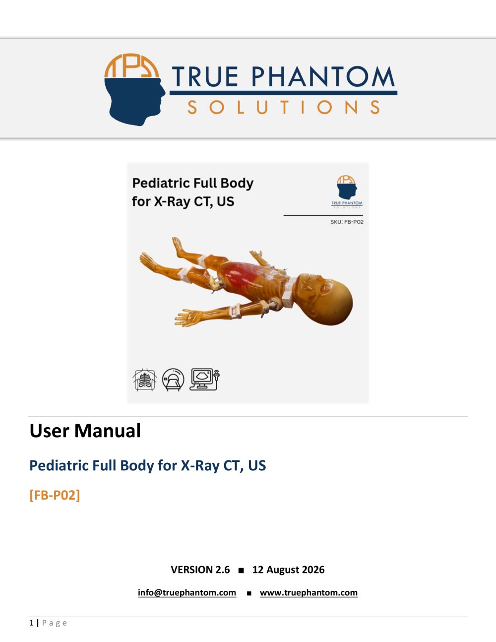 User Manual FB-P02 - True Phantom Solutions