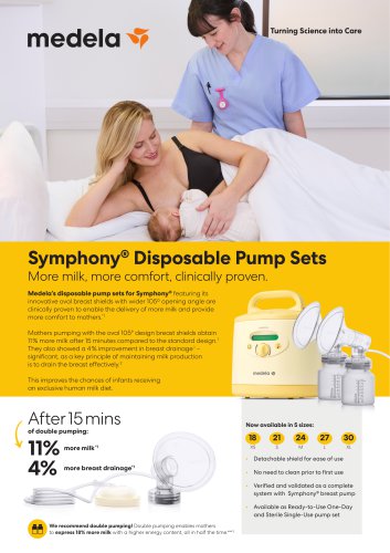Symphony&reg; Disposable Pump set factsheet 