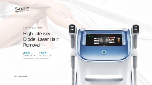 2 handles laser hair removal