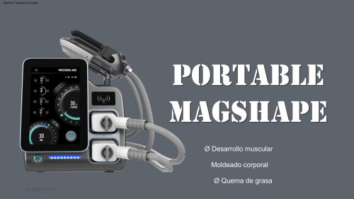 Magshape portátil para servicios médicos de emergencia