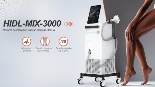 Máquina de depilación láser de 3000 W