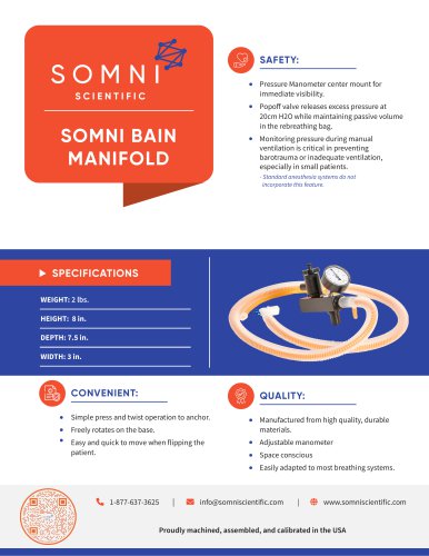 SOMNI BAIN MANIFOLD