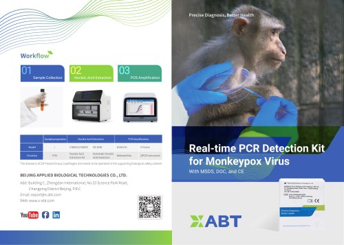 Brochure-Real-time PCR Detection Kit for Monkeypox Virus