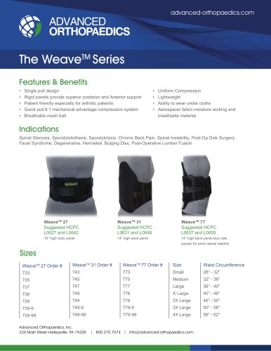 The WeaveTM Series