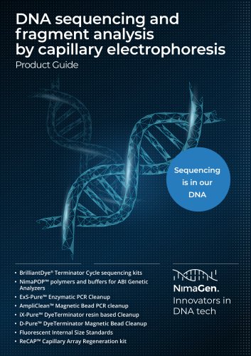 Sanger Sequencing Consumables