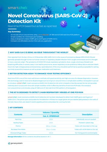 Novel Coronavirus (SARS-CoV-2) Detection Kit