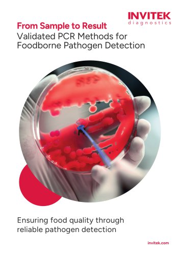 Foodborne Pathogen Product Brochure