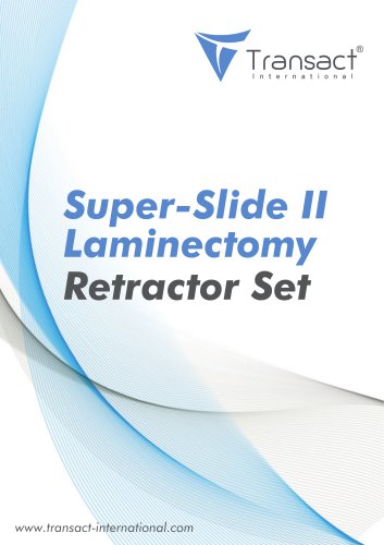 Super-Slide II Laminectomy Retractor Set