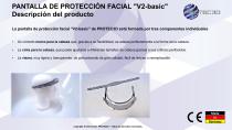 ES Descripción del producto - PROTEC3D-Pantalla de protección facial-V2-basic - 2