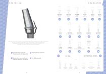 Catálogo NSI implante dental de una pieza mono block dos piezas para carga inmediata - 17