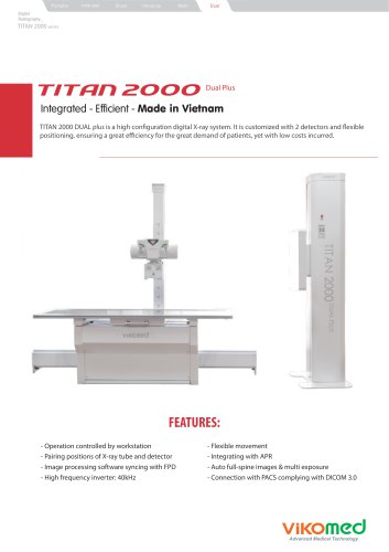 Digital X-ray _ Titan 2000 Dual plus