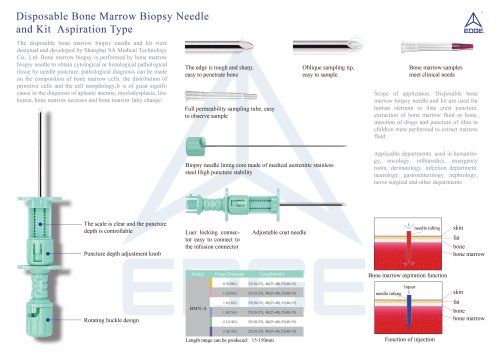 Bone marrow biopsy needle(BMN-A)