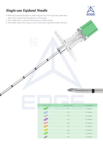 Epidural needle