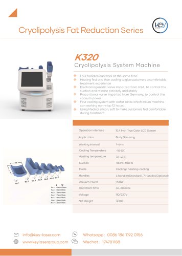 Cryolipolysis System Machine-K320