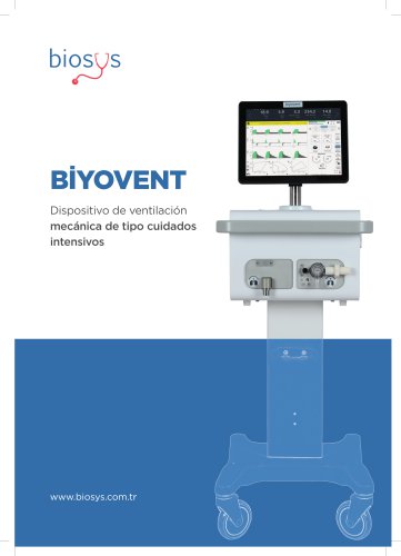 Catálogo de Ventiladores Mecánicos de Cuidados Intensivos Biyovent