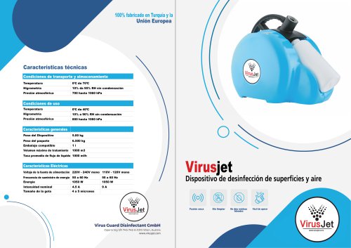 Virusjet catalogue spanish