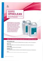 Ophiclean (For medical instruments based on O-Phthaladehyde)