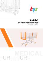 Electric acrylic pediatric bed