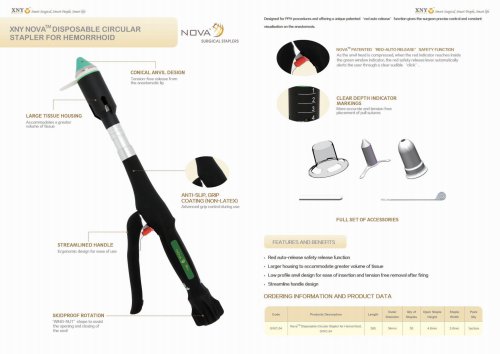 XNY NOVA Disposable Circular Stapler for Hemorrhoid