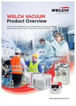 WELCH VACUUM Product Overview