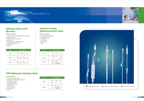 Infusion Sets with Burette