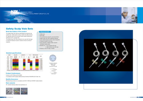 Safety Scalp Vein Set