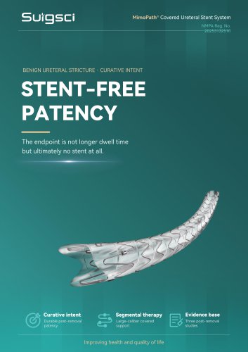 Surgsci MimoPath Covered Ureteral Stent Clinical Brochure